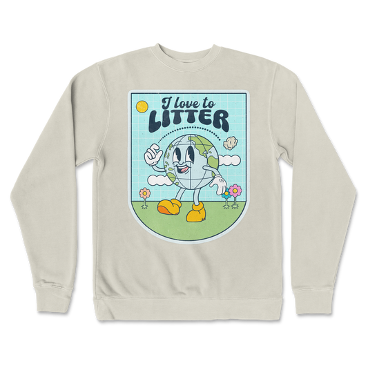 Independent Clothing Co. Crew Neck Earth Day in Bone