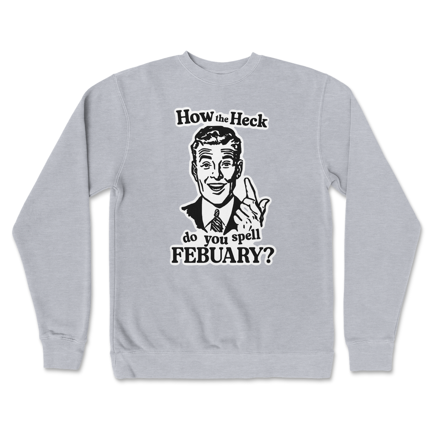 Independent Clothing Co. Crew Neck February in Grey Heather