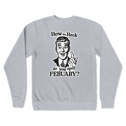 Independent Clothing Co. Crew Neck February in Grey Heather