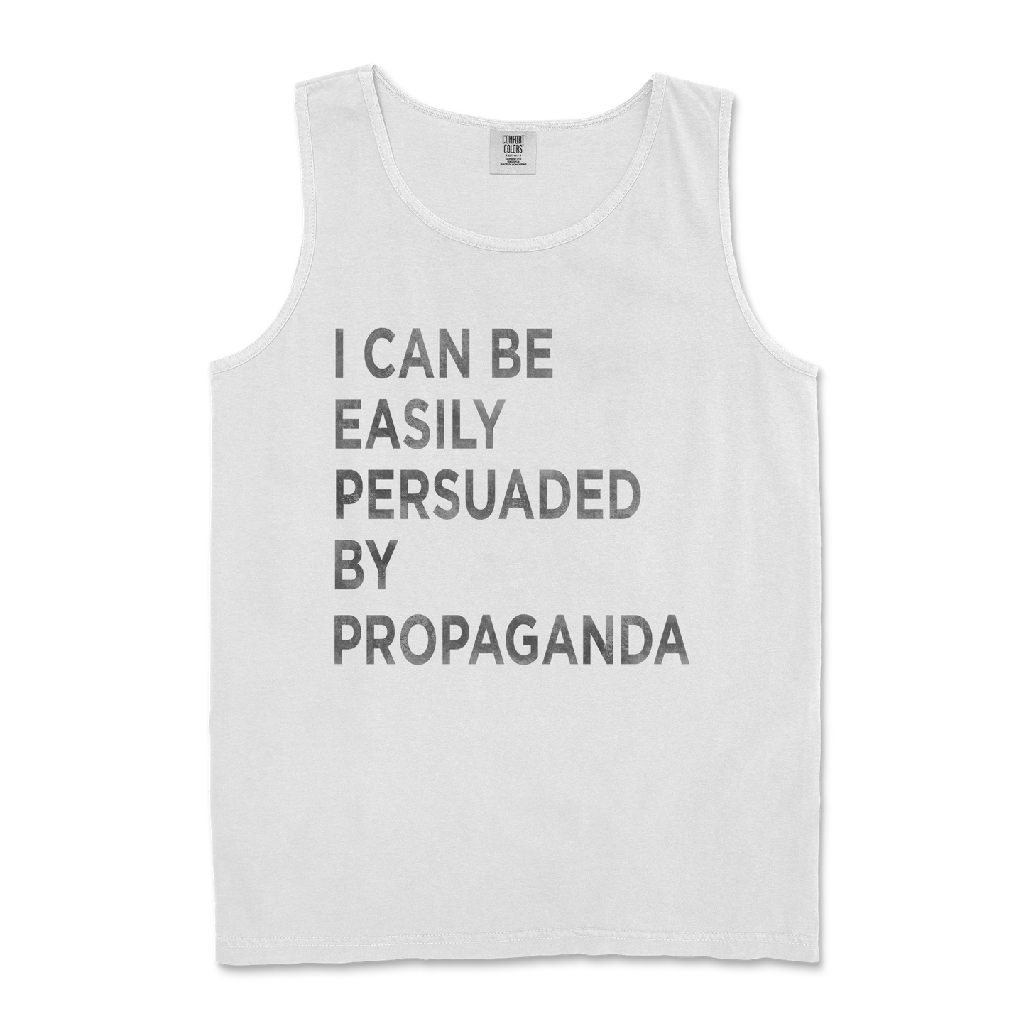 Comfort Colors Tank Top Propaganda in White