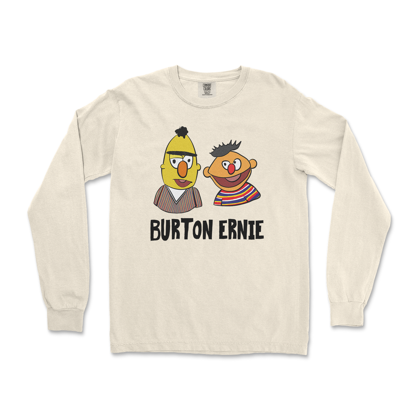 Comfort Colors Long Sleeve Burton Ernie in Ivory