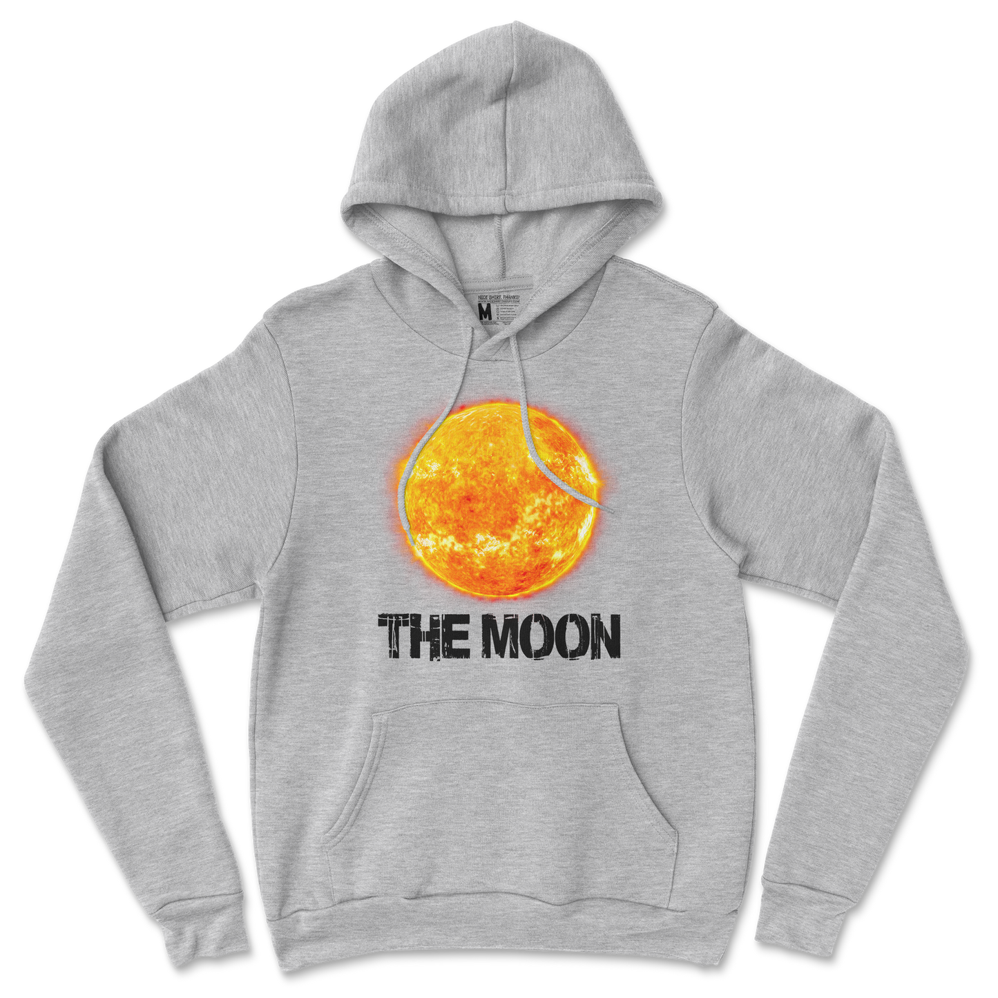 Heavy Blend Hoodie the moon in SportsGrey