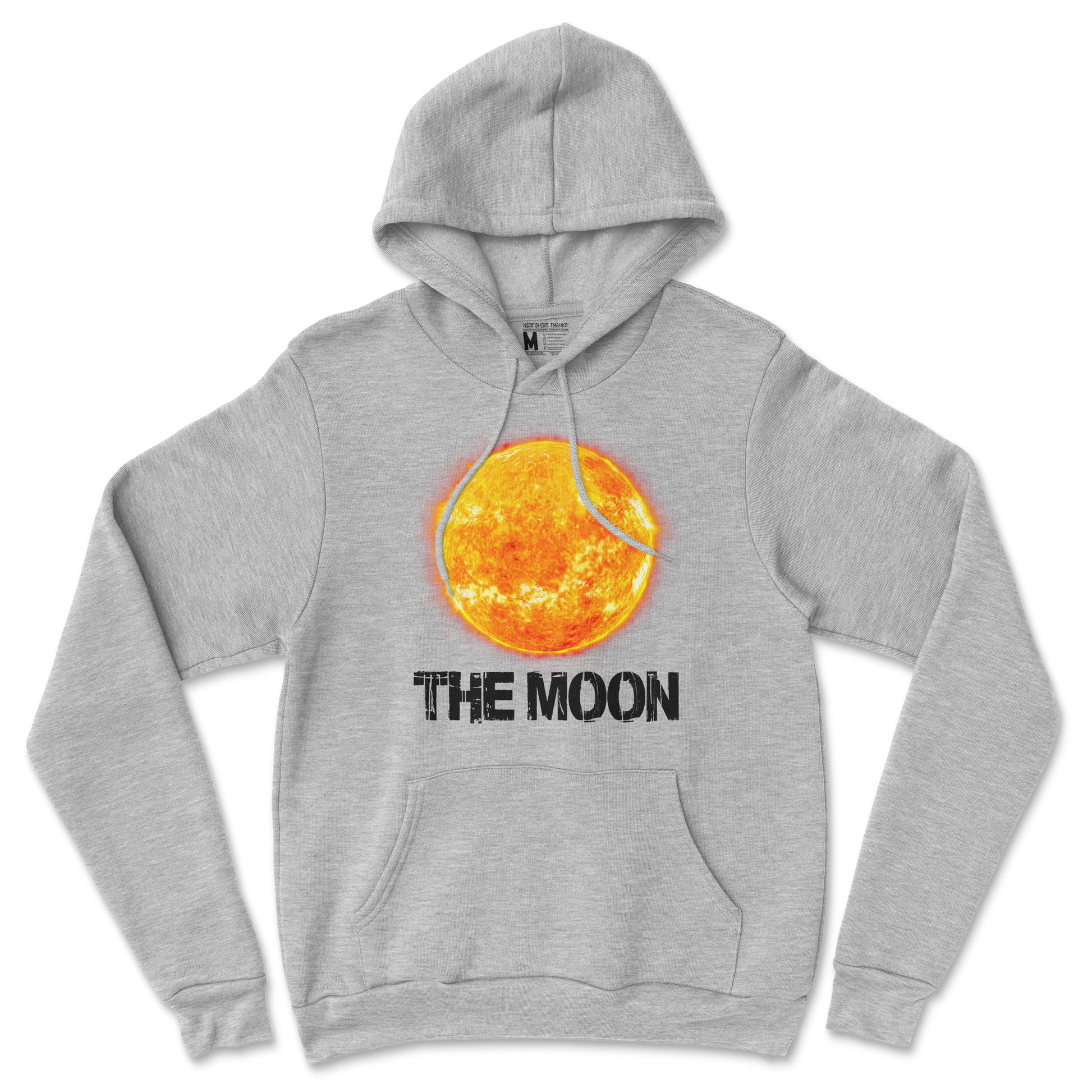 Heavy Blend Hoodie the moon in SportsGrey