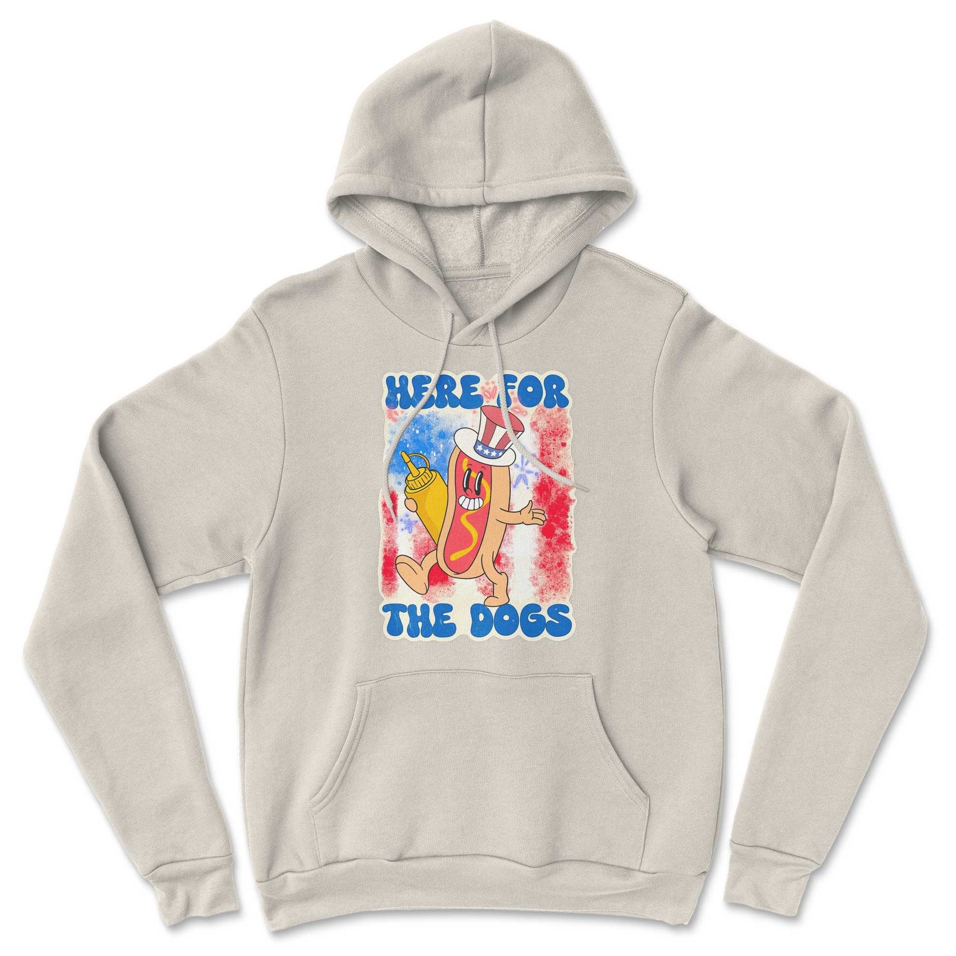 Heavy Blend Hoodie Hot Dog in Sand