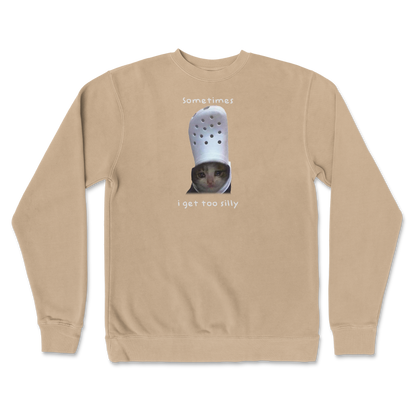 Independent Clothing Co. Crew Neck Got Too Silly  in Sandstone