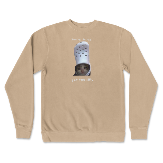 Independent Clothing Co. Crew Neck Got Too Silly  in Sandstone