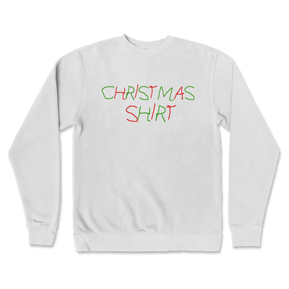 Independent Clothing Co. Crew Neck Christmas Shirt in white