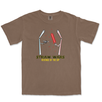 Comfort Colors T-Shirt Straw Wars in Espresso