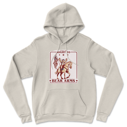 Heavy Blend Hoodie Right to Bear Arms in Sand