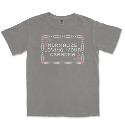 Comfort Colors T-Shirt Cross Stitch in Grey
