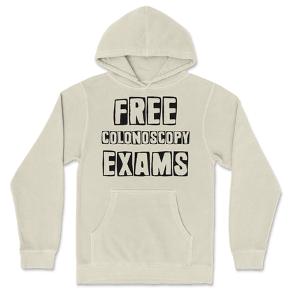 Independent Clothing Co. Hoodie Free Colonoscopy Exams in Ivory