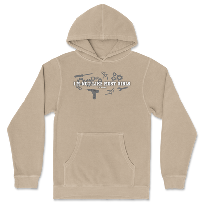 Independent Clothing Co. Hoodie Not Like Most Girls in Sandstone