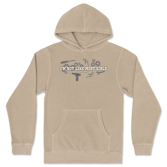 Independent Clothing Co. Hoodie Not Like Most Girls in Sandstone