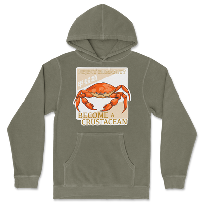 Independent Clothing Co. Hoodie Embrace the Crab in Olive