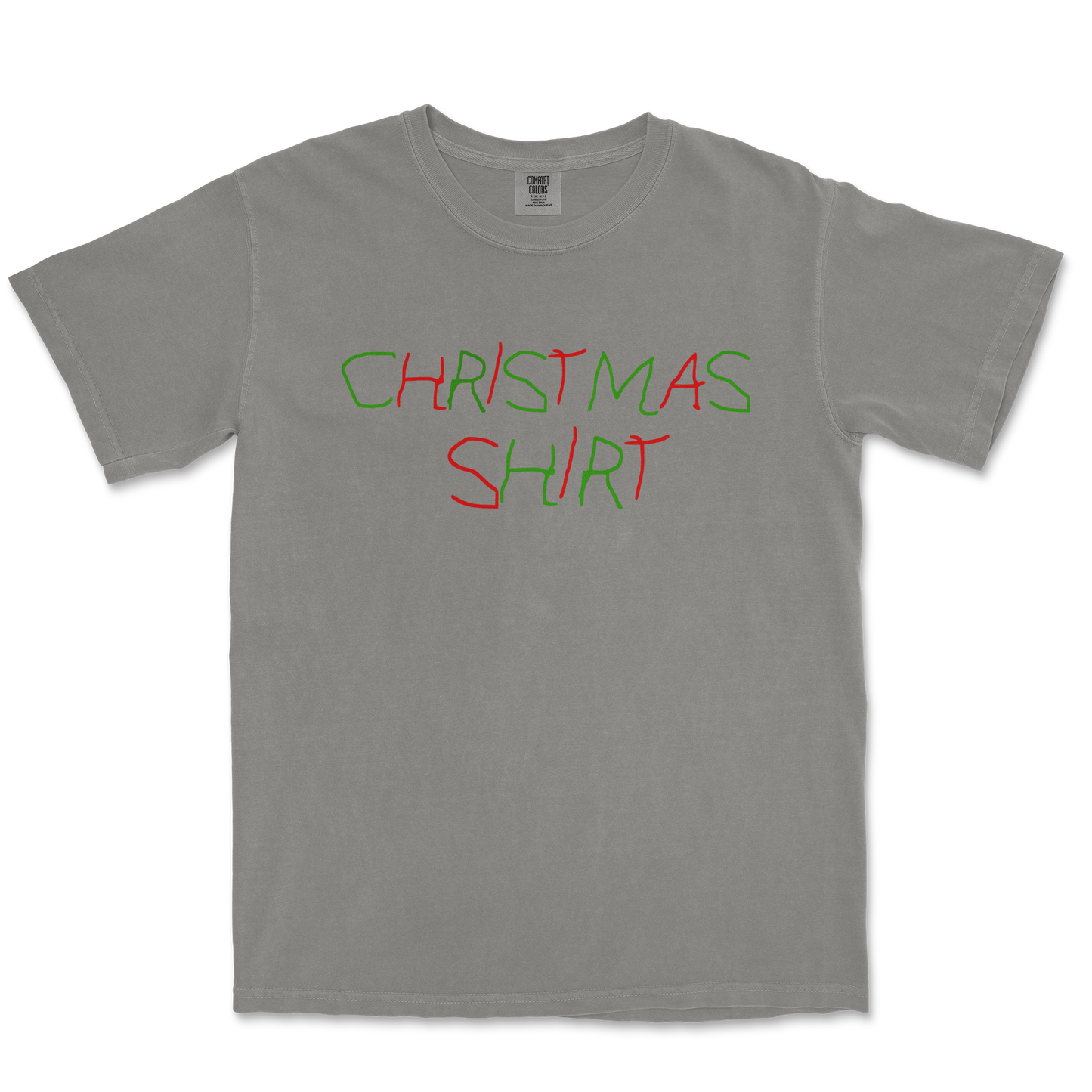 Comfort Colors T-Shirt Christmas Shirt in Grey