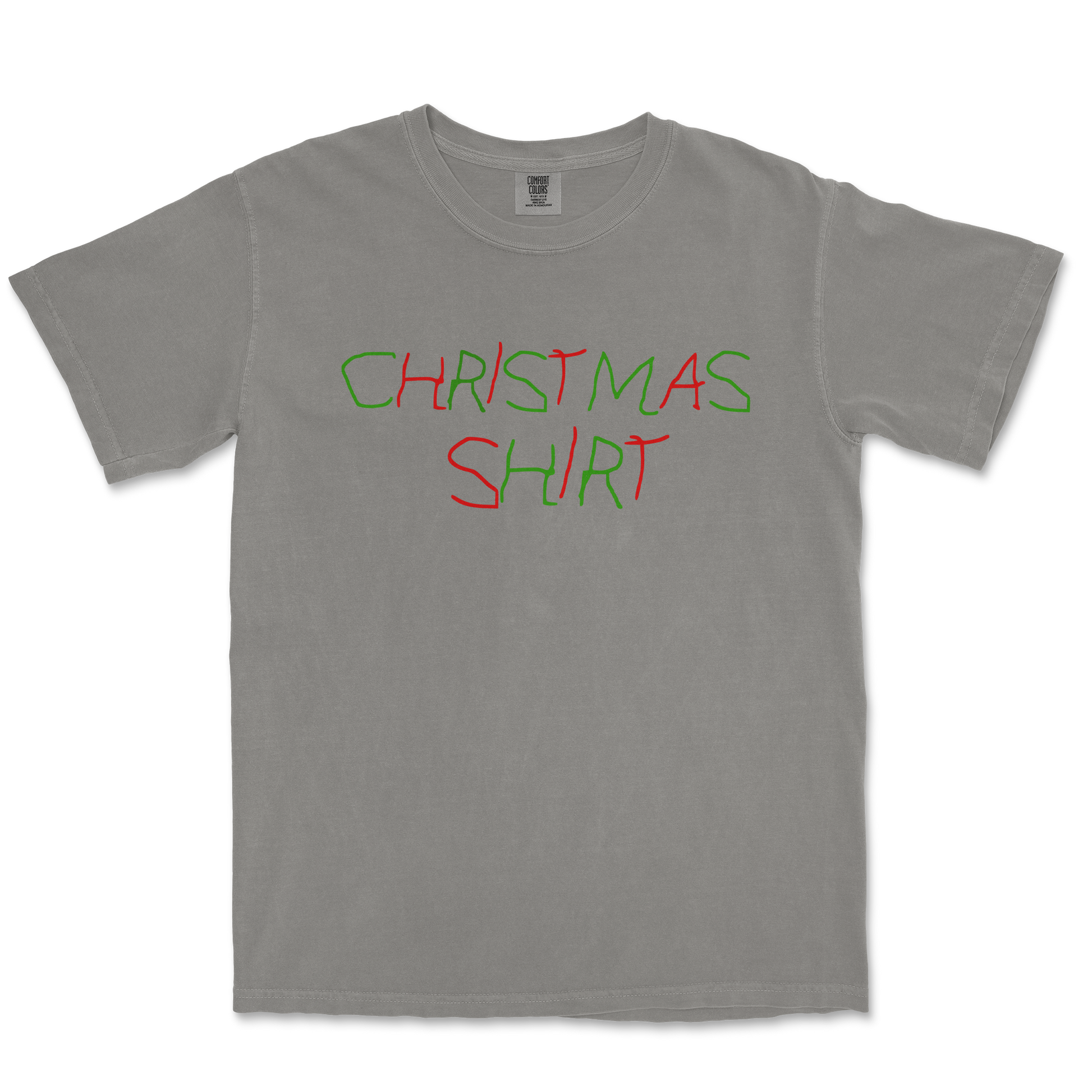 Comfort Colors T-Shirt Christmas Shirt in Grey