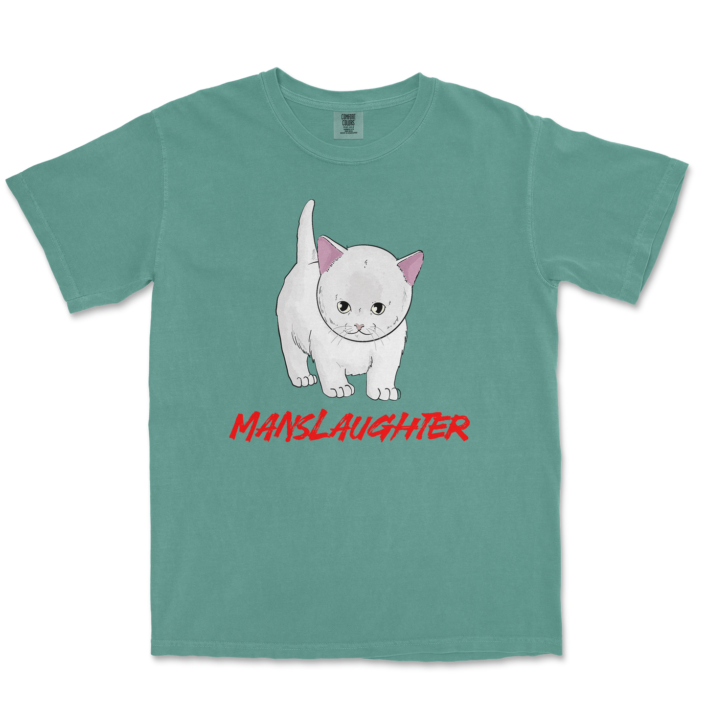 Comfort Colors T-Shirt Manslaughter in LightGreen