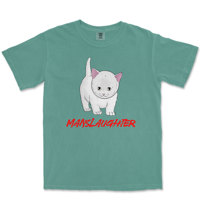 Comfort Colors T-Shirt Manslaughter in LightGreen