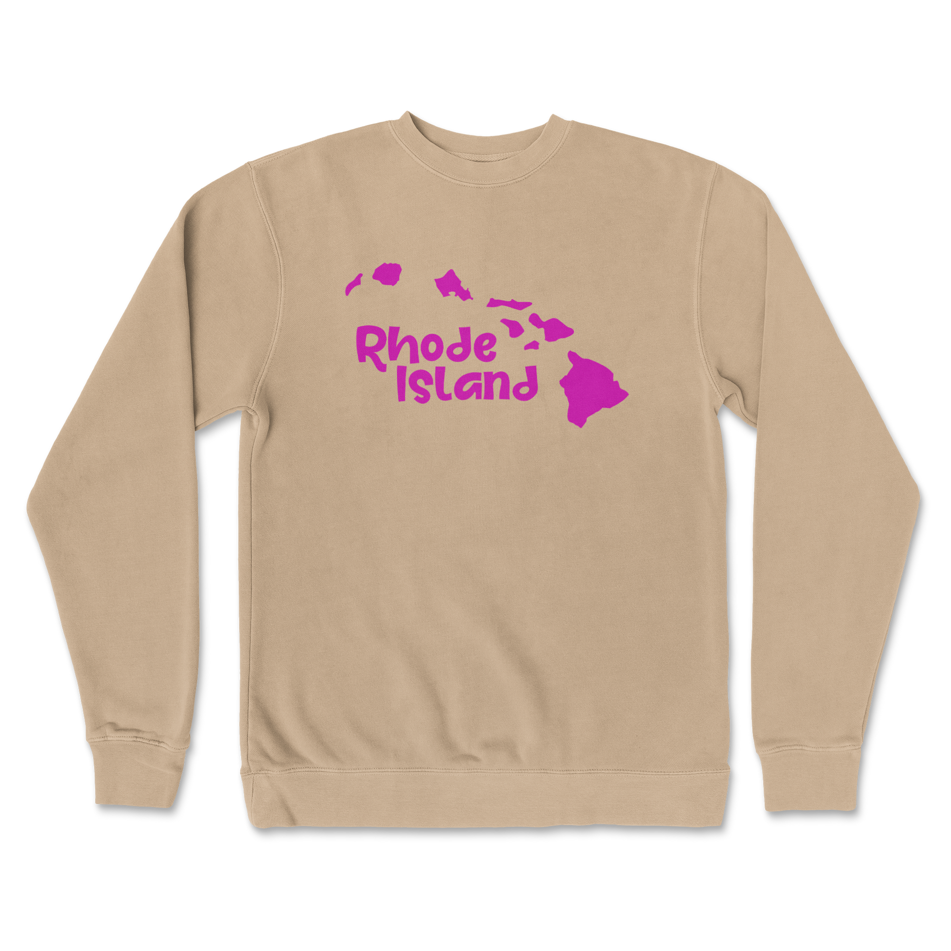 Independent Clothing Co. Crew Neck Rhode Island in Sandstone