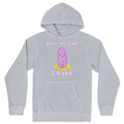 Independent Clothing Co. Hoodie Dont Yell 2 in GreyHeather