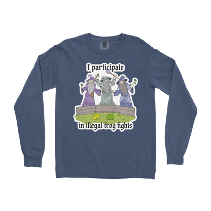 Comfort Colors Long Sleeve Wizard Activities  in Midnight