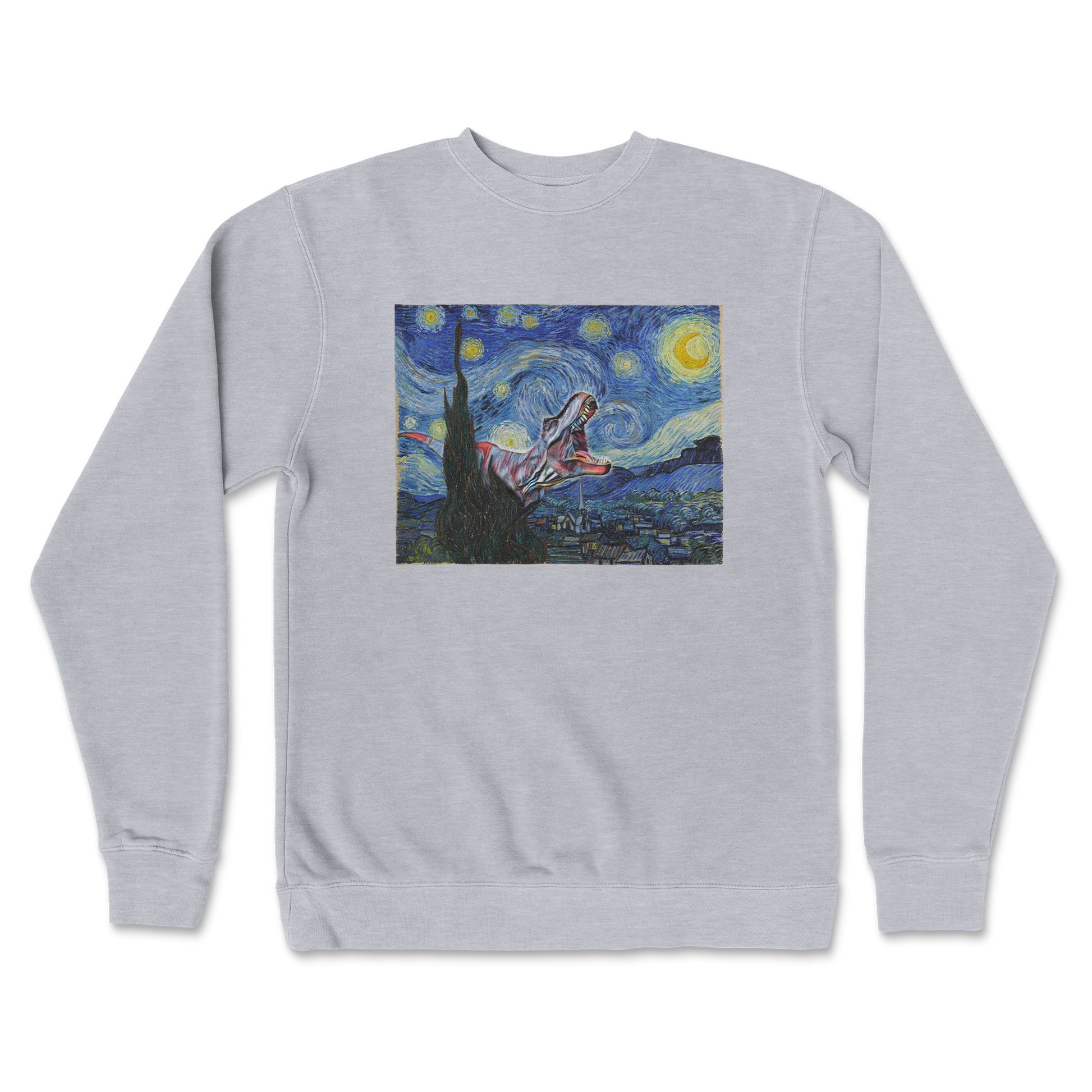 Independent Clothing Co. Crew Neck Van Gogh but Cooler in GreyHeather