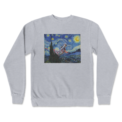 Independent Clothing Co. Crew Neck Van Gogh but Cooler in GreyHeather