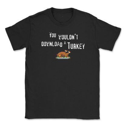 Gildan SoftStyle T-Shirt Downloadable Turkey  in Black