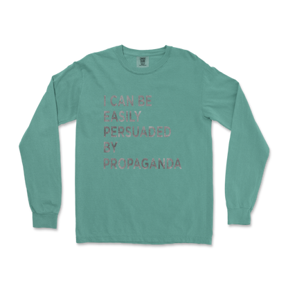 Comfort Colors Long Sleeve Propaganda in LightGreen