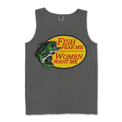 Comfort Colors Tank Top For The Fishermen in Pepper