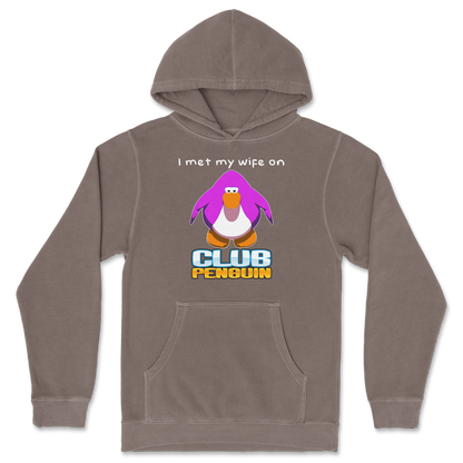 Independent Clothing Co. Hoodie Club Penguin Wife  in Clay