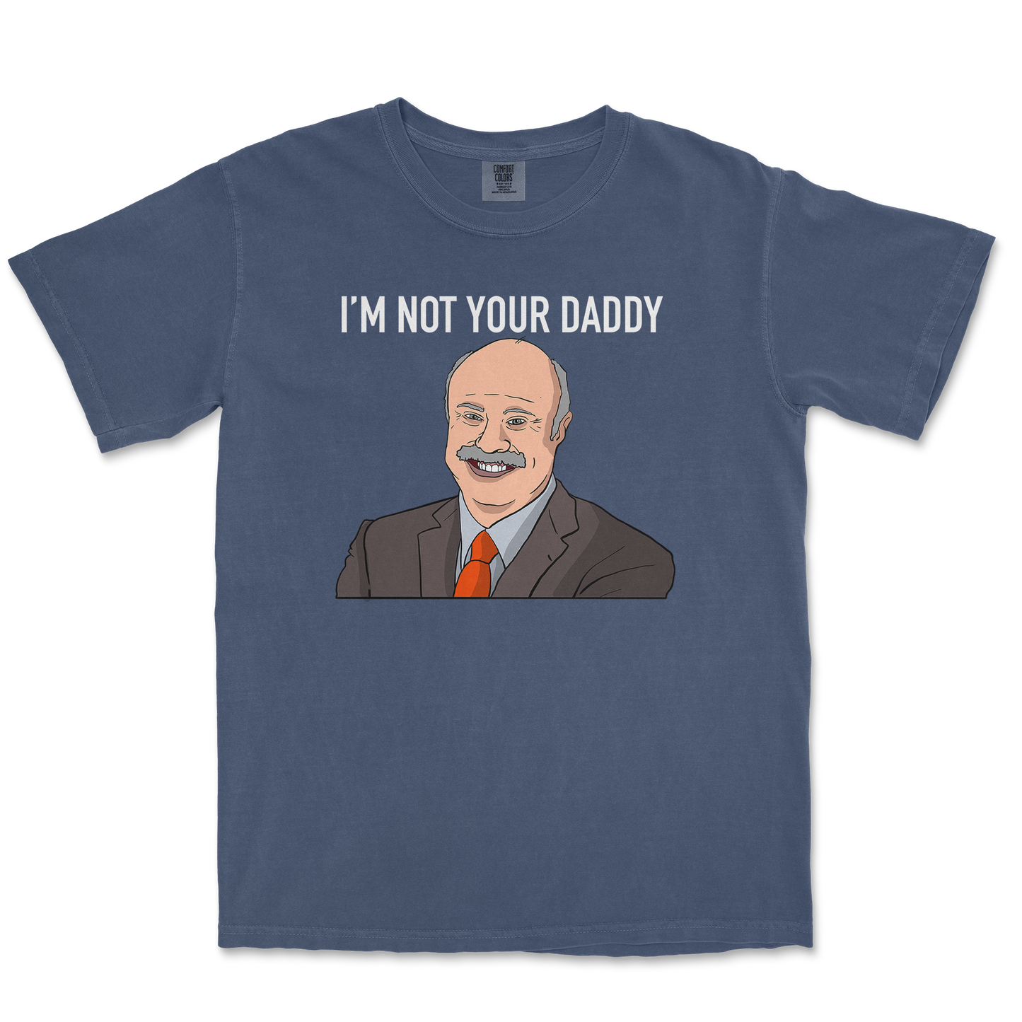 Comfort Colors T-Shirt Daddy Phil in Midnight