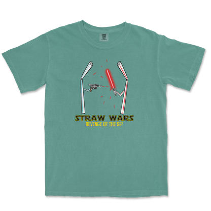 Comfort Colors T-Shirt Straw Wars in LightGreen