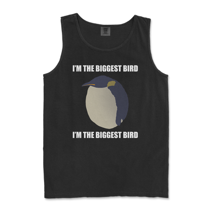 Comfort Colors Tank Top I Am The Biggets Bird in Black