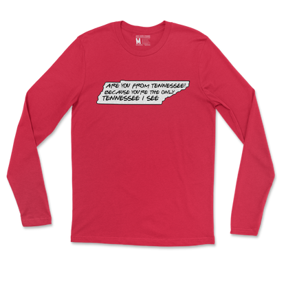 Gildan SoftStyle Long Sleeve Tennessee in Red