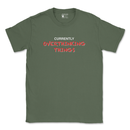 Gildan SoftStyle T-Shirt For Our Lil Overthinker in Military Green