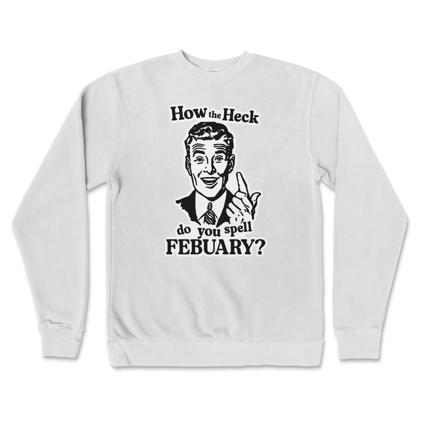Independent Clothing Co. Crew Neck February in White