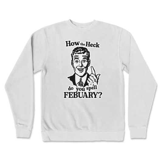 Independent Clothing Co. Crew Neck February in White