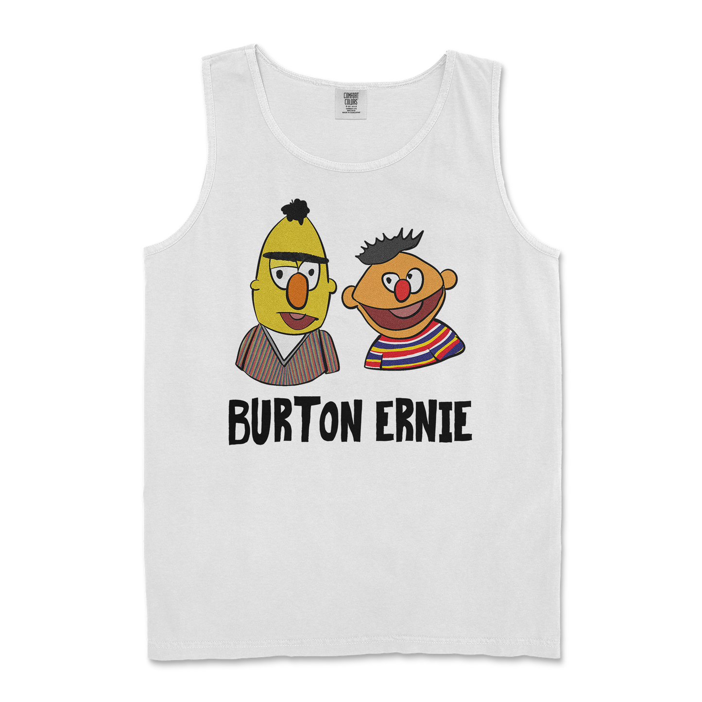 Comfort Colors Tank Top Burton Ernie in White