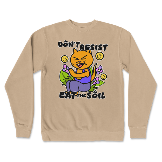 Independent Clothing Co. Crew Neck Eat The Soil in Sandstone