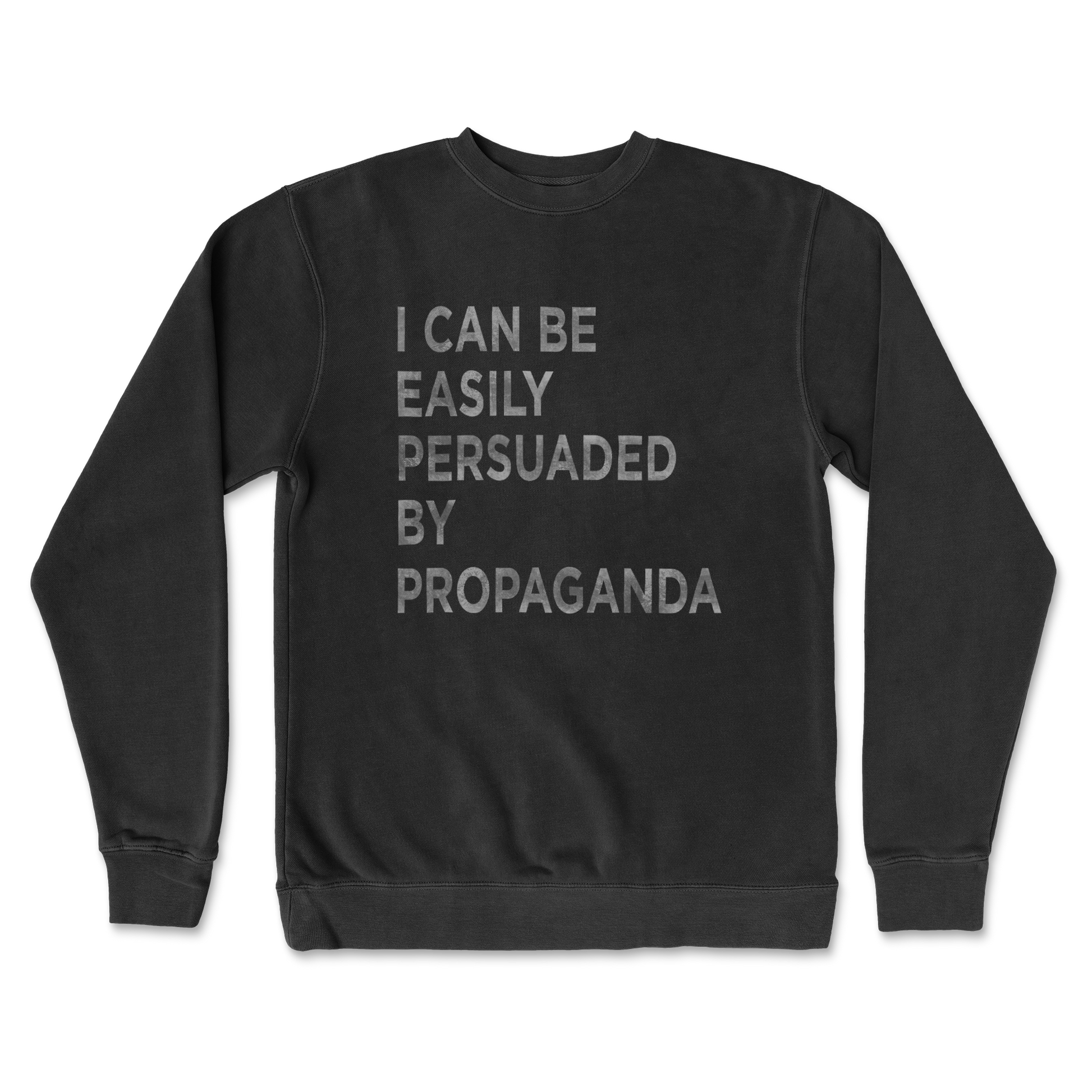 Independent Clothing Co. Crew Neck Propaganda in Black