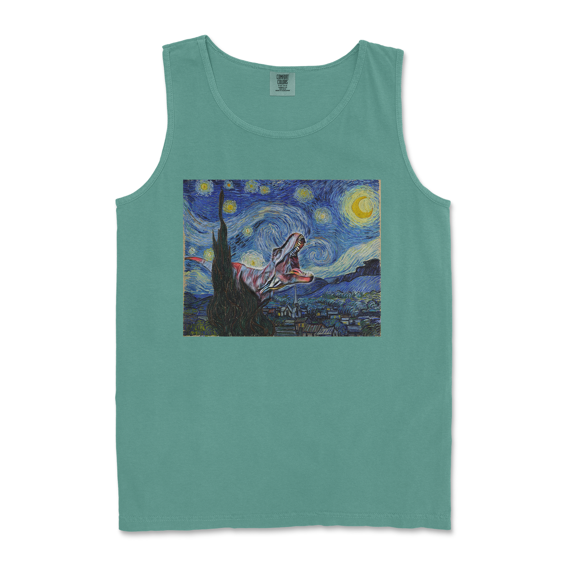 Comfort Colors Tank Top Van Gogh but Cooler in LightGreen