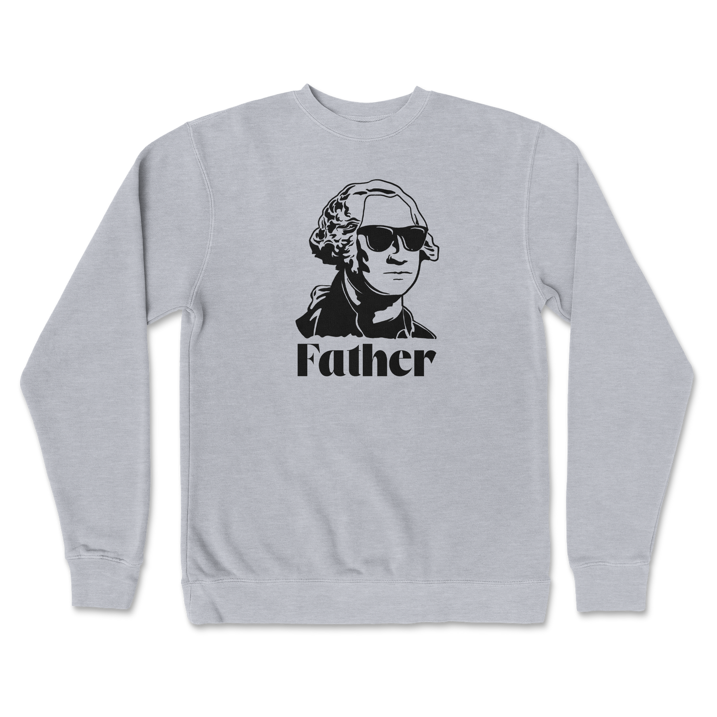 Independent Clothing Co. Crew Neck Father  in Grey-Heather