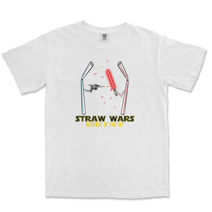 Comfort Colors T-Shirt Straw Wars in White