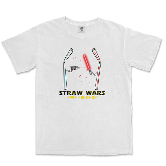 Comfort Colors T-Shirt Straw Wars in White