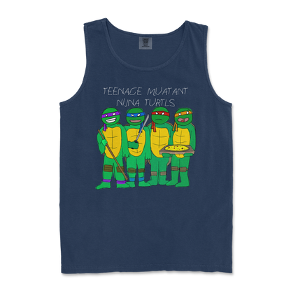 Comfort Colors Tank Top Ninja Turtles in TrueNavy