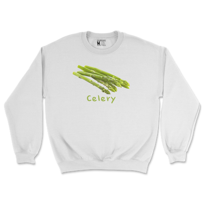 Gildan SoftStyle Crew Neck Celery in White