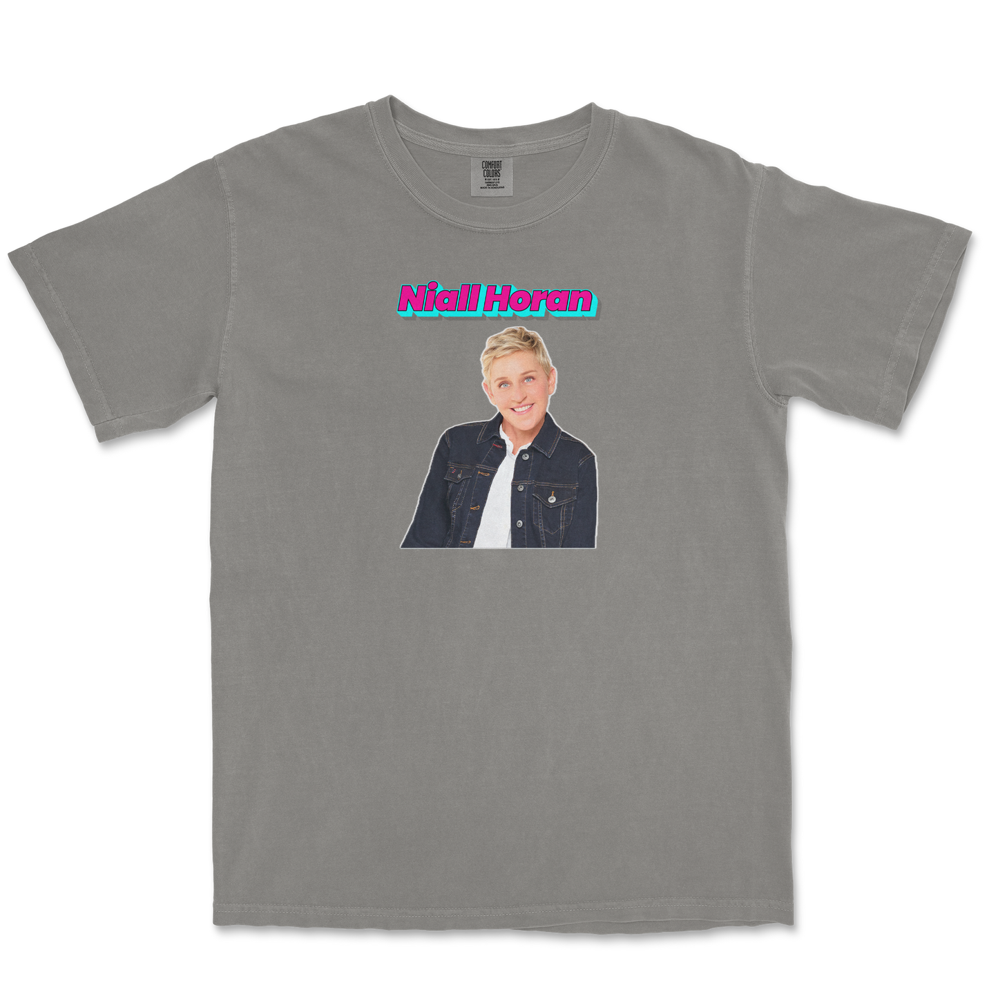 Comfort Colors T-Shirt Niall Horan in Grey