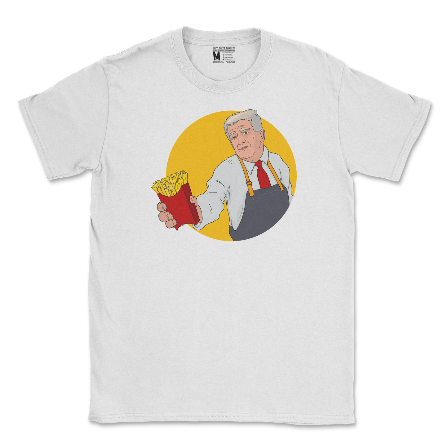 Gildan SoftStyle T-Shirt McTrump  in White