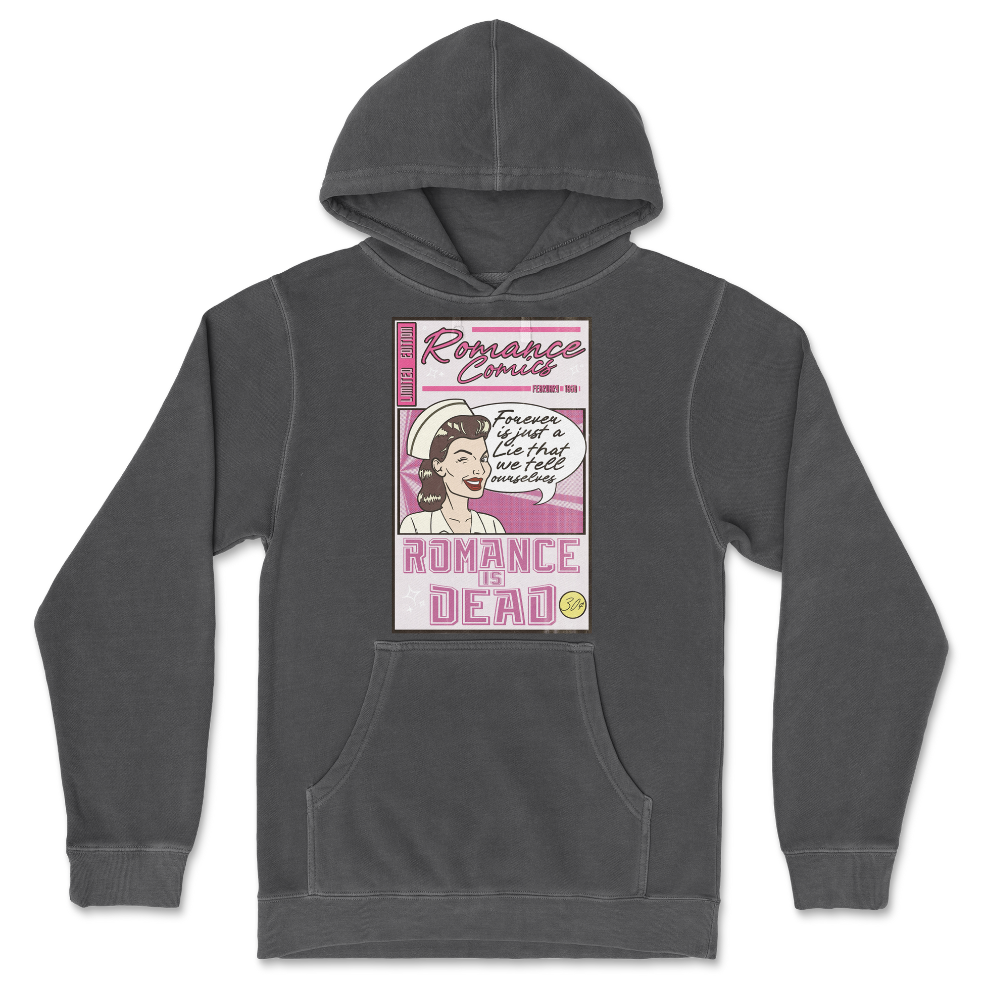 Independent Clothing Co. Hoodie Romance is Dead in Black